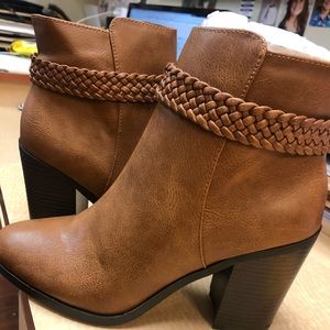 Brand new bamboo brand size 9 booties .
